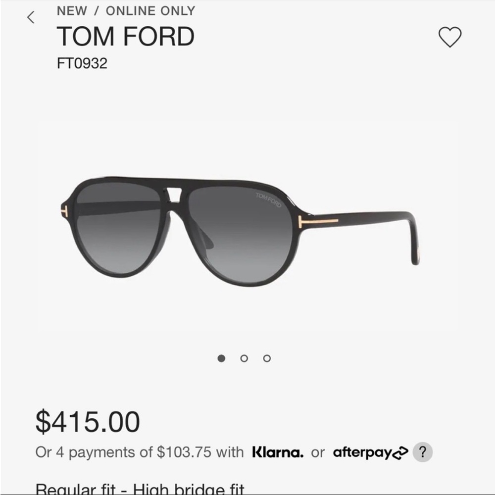 tom ford sunglasses like new